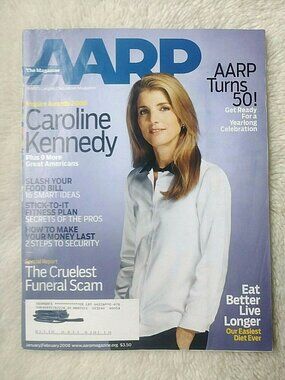 AARP Magazine Caroline Kennedy March 2011 Money Fitness Food Steve Martin